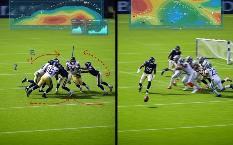 Analyse tactique des patterns de buts au football avec visualisation défensive et offensive