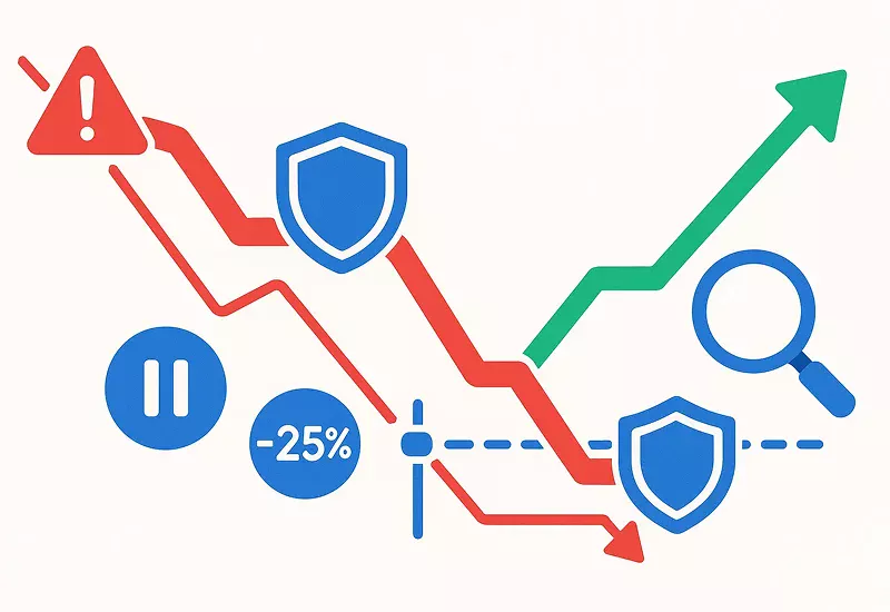 Illustration de la gestion des séries perdantes avec mécanismes de protection de la bankroll et stratégies de récupération